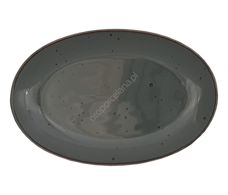 COTTAGE GRAPHITE PÓŁMISEK OWALNY 31 cm - Alumina Bogucice