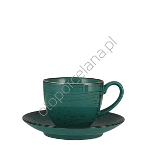 NOSTALGIA EMERALD FILIŻANKA ZE SPODKIEM 300 ml - Alumina Bogucice