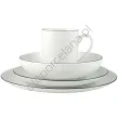 BASE BLACK zestaw obiadowy AP102 dla 6 os. 24 części - 5