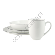 BASE BLACK zestaw obiadowy AP102 dla 6 os. 24 części - 6