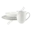 BASE BLACK zestaw obiadowy AP102 dla 6 os. 24 części - 6