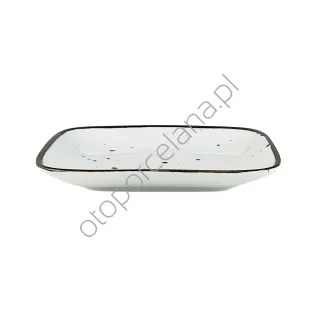 COTTAGE WHITE TALERZ DESEROWY SQUARE - Alumina Bogucice