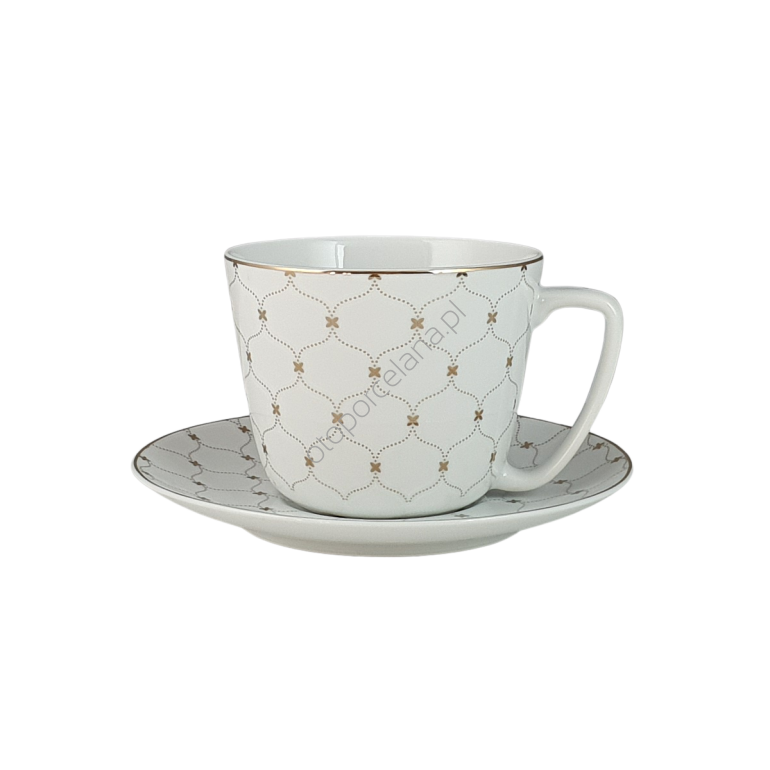 GEMIS filiżanka ze spodkiem jumbo ART-63 450 ml