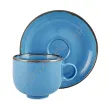 RUSTIC BLUE FILIŻANKA ZE SPODKIEM 250 ml - Alumina Bogucice - 3