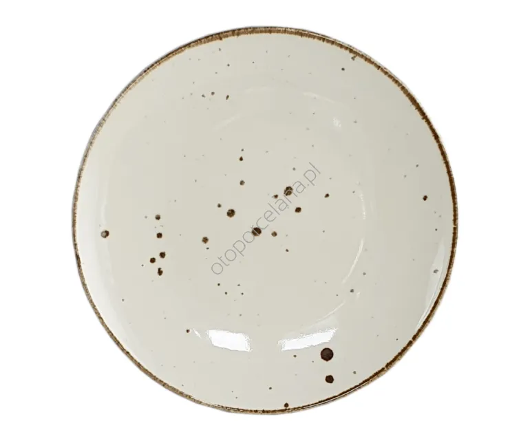 COTTAGE CREAM TALERZ DESEROWY 21,5/22 cm - Alumina Bogucice