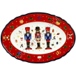 CICHA NOC new półmisek owalny 32 cm red - 4
