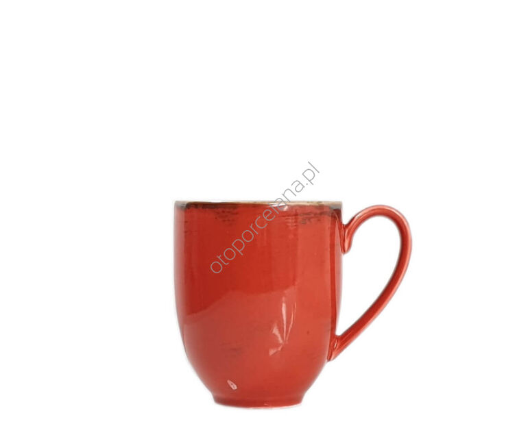 NOSTALGIA RED KUBEK 400 ml - Alumina Bogucice