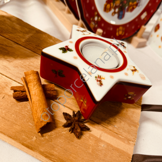 CICHA NOC świecznik tealight gwiazda