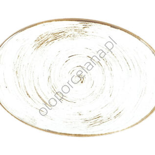 NOSTALGIA WHITE PÓŁMISEK OWALNY 35 cm - Alumina Bogucice