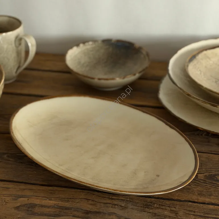 SANDSTORM półmisek owalny 31 cm - Alumina Bogucice