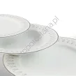 IRYDA PLATIN komplet talerza 6 osobowy/ 18 sztuk AP101 - 2