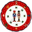 CICHA NOC new półmisek okrągły do ciasta red 32,5 cm - 3