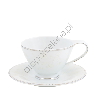 JULIA PLATIN filiżanka Jumbo ze spodkiem 400 ml