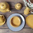COTTAGE YELLOW PÓŁMISEK OWALNY 31 cm - Alumina Bogucice - 2