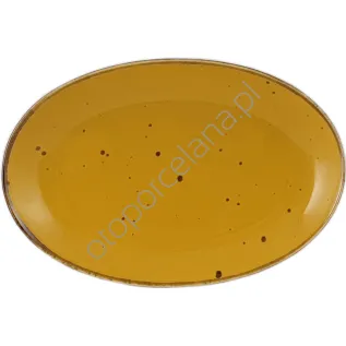 COTTAGE YELLOW PÓŁMISEK OWALNY 31 cm - Alumina Bogucice