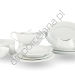 GAMMA WHITE PLUS serwis obiadowy 12 osobowy/ 45 sztuk. - 3
