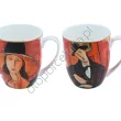 A. MODIGLIANI kpl. 2 kubków, KOBIETA W KAPELUSZU I MARIO VARVOGLI 450 ml - 2