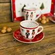 CICHA NOC new filiżanka ze spodkiem cappuccino AP105 340 ml - 6