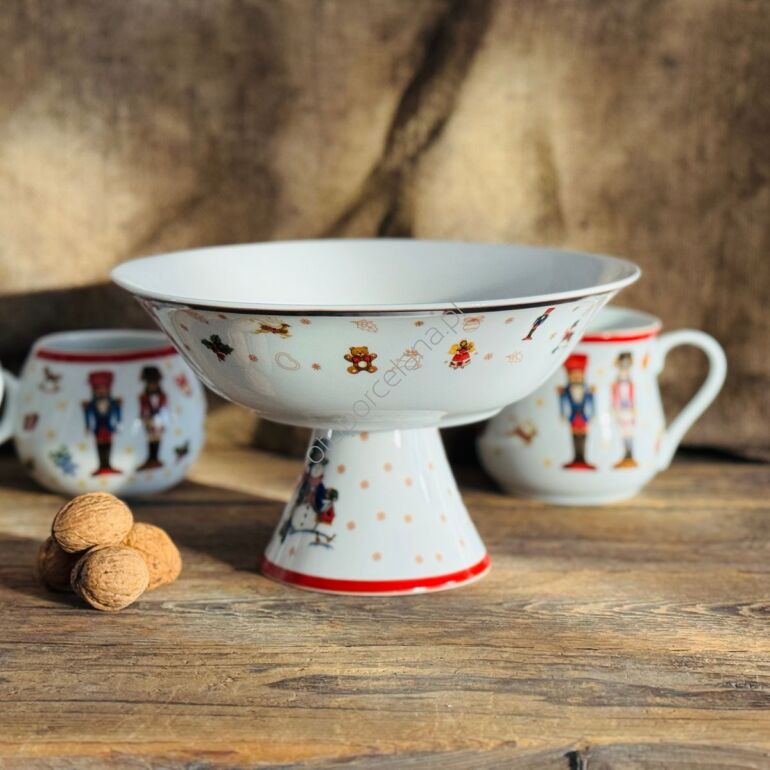 CICHA NOC owocarka/ patera na stopce 25 cm