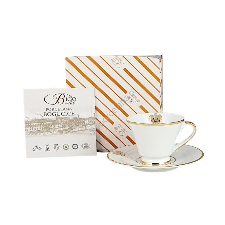 DOMENICO Z ORŁEM filiżanka ze spodkiem espresso BRISTOL 100 ml