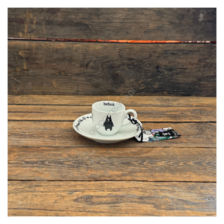 BEBOK filiżanka ze spodkiem espresso - new