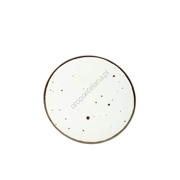 COTTAGE WHITE TALERZ DESEROWY 21,5/22 cm - Alumina Bogucice