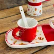 SWEET zestaw TETE a TETE espresso z tacką - 4