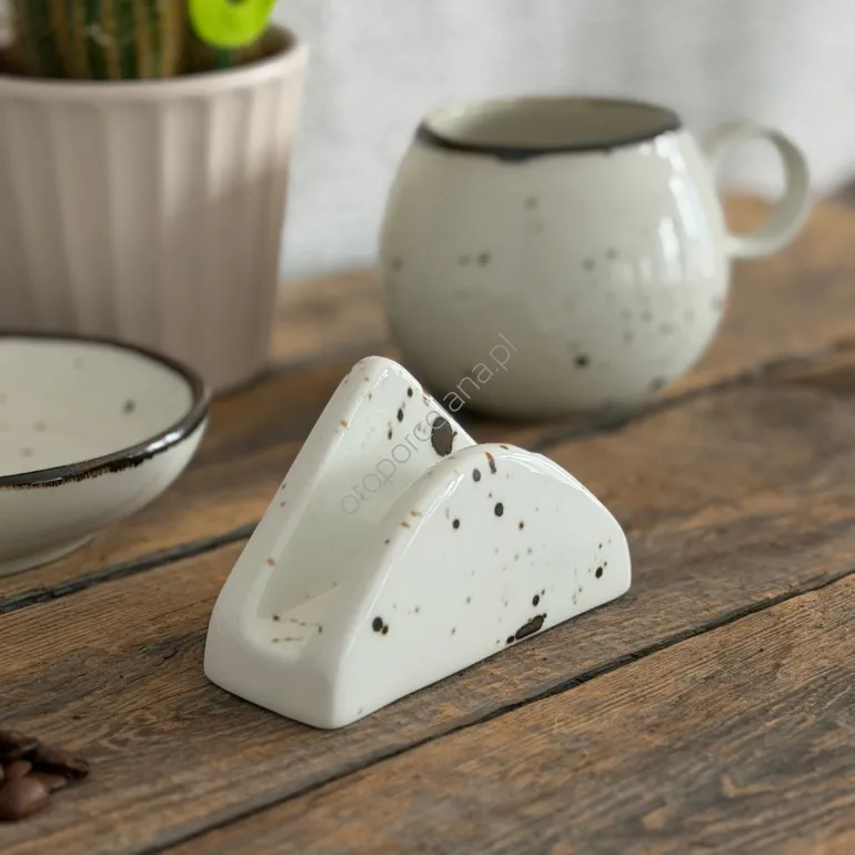COTTAGE CREAM serwetnik stojący - Alumina Bogucice