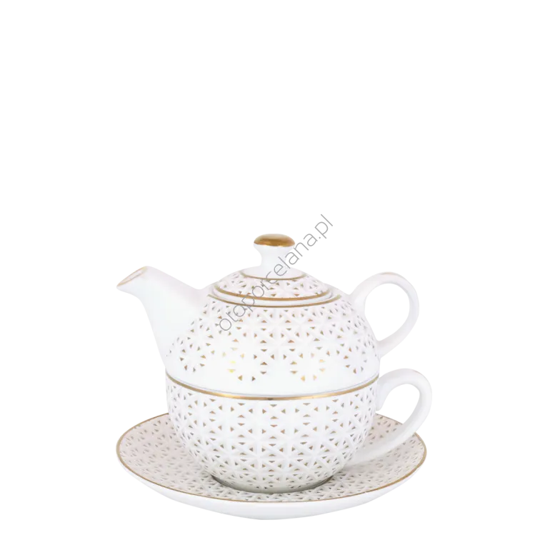 OKTAN zestaw czajnik z filiżanką 2 w 1, 300 ml