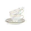 OXIA zestaw 2 filiżanek ze spodkiem AC162 - 3