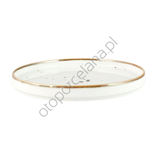 COTTAGE WHITE talerz płytki  BASIC 25 cm - Alumina Bogucice