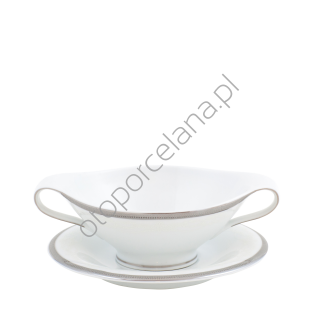 ANTONIO PLATIN bulionówka ze spodkiem 300 ml