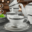 OFELIA PLATIN serwis do herbaty 6 osobowy/ 15 sztuk AP101 - 2