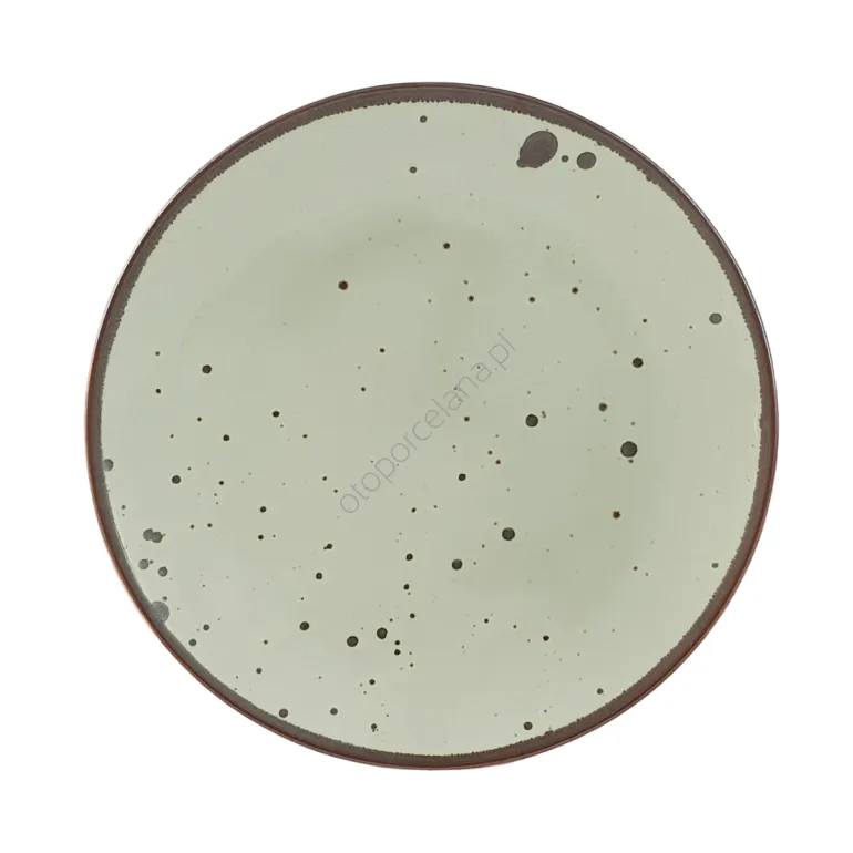 COTTAGE GREEN TEA TALERZ DESEROWY 22 cm - Alumina Bogucice