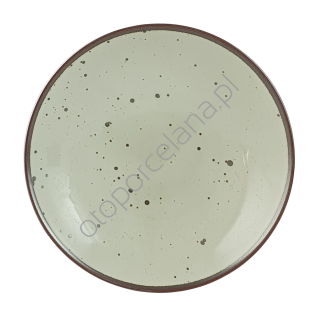 COTTAGE GREEN TEA TALERZ GŁĘBOKI 22 cm   - Alumina Bogucice