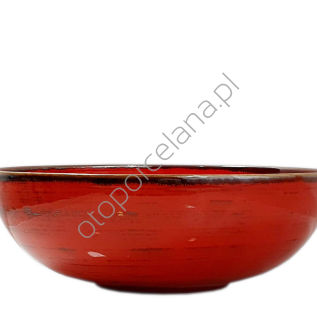 NOSTALGIA RED SALATERKA 23,5 cm - Alumina Bogucice