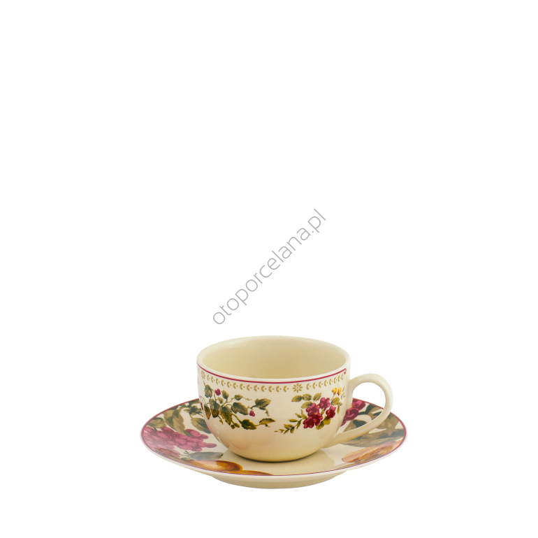 RAJSKI OGRÓD  filiżanka espresso ze spodkiem 100 ml