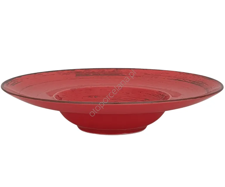 NOSTALGIA RED TALERZ DO PASTY 28 cm - Alumina Bogucice