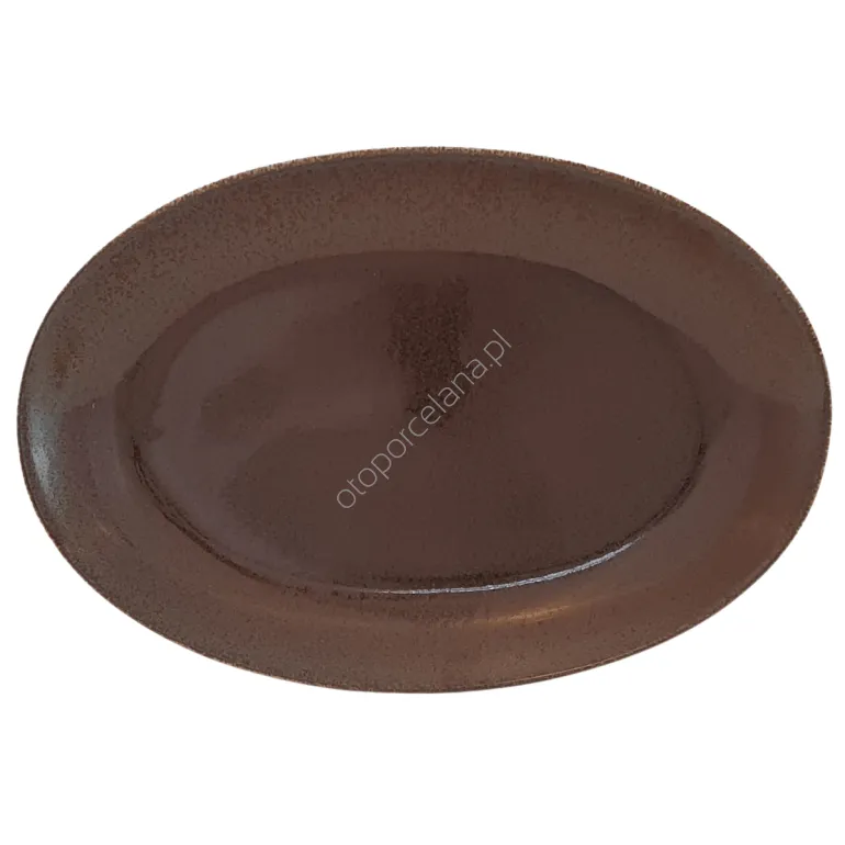 LOFT DARK PÓŁMISEK OWALNY 31 cm - Alumina Bogucice