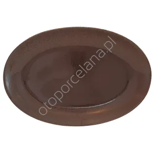 LOFT DARK PÓŁMISEK OWALNY 31 cm - Alumina Bogucice