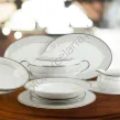 MARTHA PLATIN CLASSIC  serwis obiadowy 6 osobowy/ 25 sztuk - 2