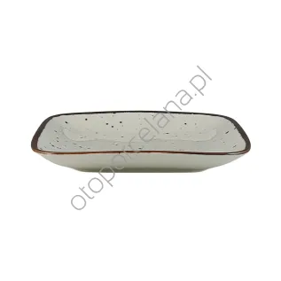 COTTAGE CREAM TALERZ DESEROWY SQUARE - Alumina Bogucice