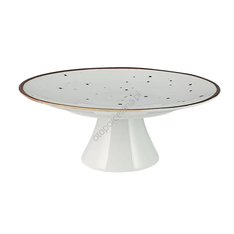 COTTAGE WHITE patera na ciasto 21,5 cm - Alumina Bogucice