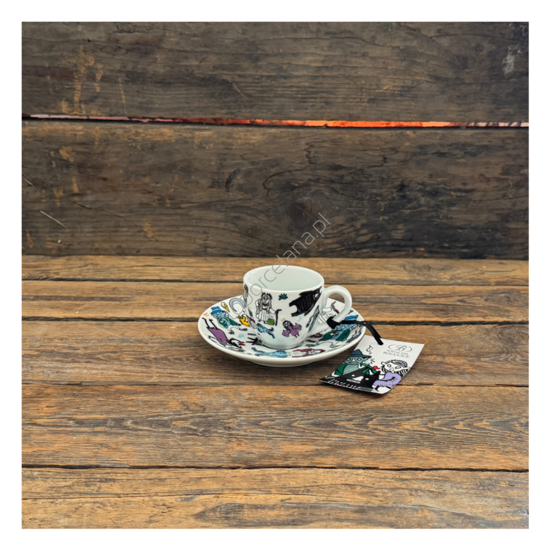 BEBOKI I INNI filiżanka ze spodkiem espresso - new