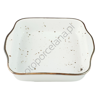 COTTAGE WHITE półmisek prostokątny/ zapiekanka 28 x 24 - Alumina Bogucice
