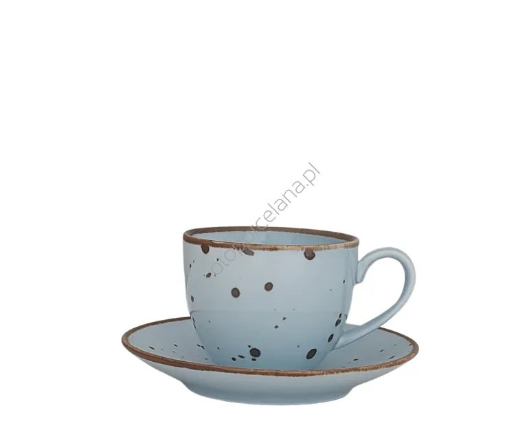 COTTAGE SKY FILIŻANKA ZE SPODKIEM 300 ml - Alumina Bogucice