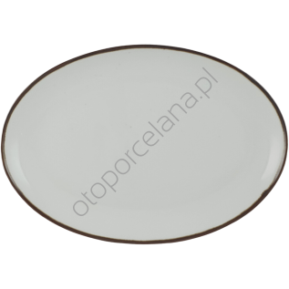 RUSTIC SNOW PÓŁMISEK OWALNY 36,5 cm AP102 - Alumina Bogucice