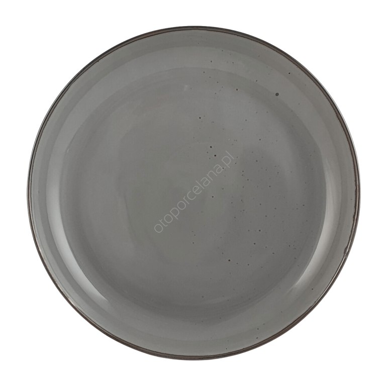 RUSTIC GRAY TALERZ PŁYTKI 27 cm - Alumina Bogucice