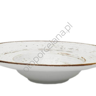 NOSTALGIA WHITE TALERZ GŁĘBOKI DO PASTY 28 cm - Alumina Bogucice