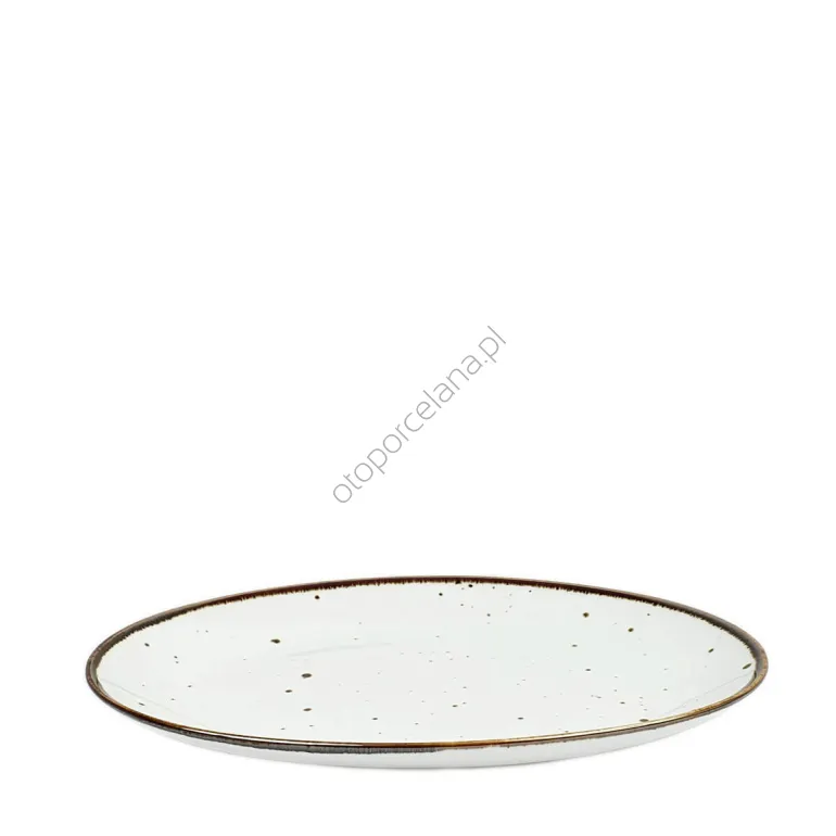 COTTAGE WHITE PÓŁMISEK OWALNY 35 cm - Alumina Bogucice